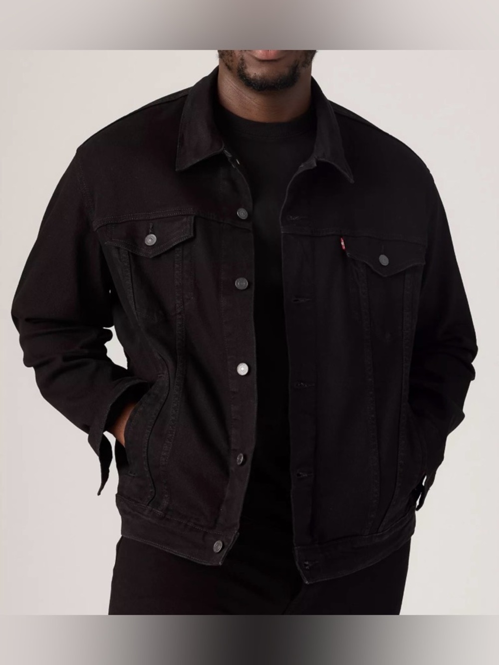 Levi’s ‘The Trucker Jacket’, Black, sz 5XL